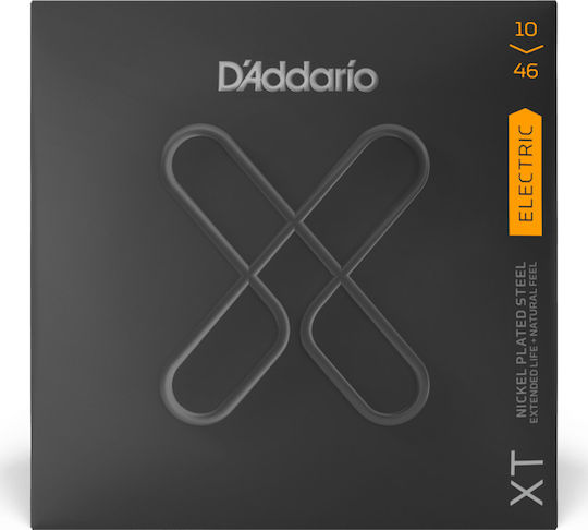 Daddario Set of Nickel Plated Steel Strings for Electric Guitar XT Nickel Regular Light 10 - 46"
