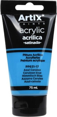 Artix Acrylic Set Culori Acrilice Pictură în culoarea Albastru deschis Albastru Cerulean 75ml 1buc PP631-17