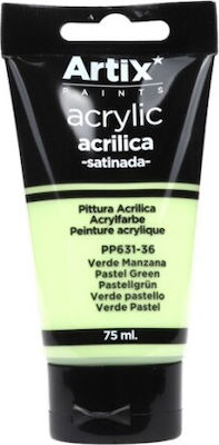 Artix Acrylic Acrylic Paint Set in Grün color Pastellgrün 75ml 1Stück PP631-36