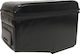 Auto Gs Car PU Armrest Universal with Triple glass holder Black