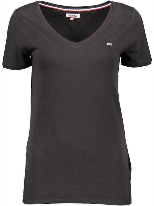 Tommy Hilfiger Women s T Shirt Black DW0DW08302 BDS Skroutz.cy