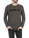 Replay Men's Long Sleeve Sweater Khaki