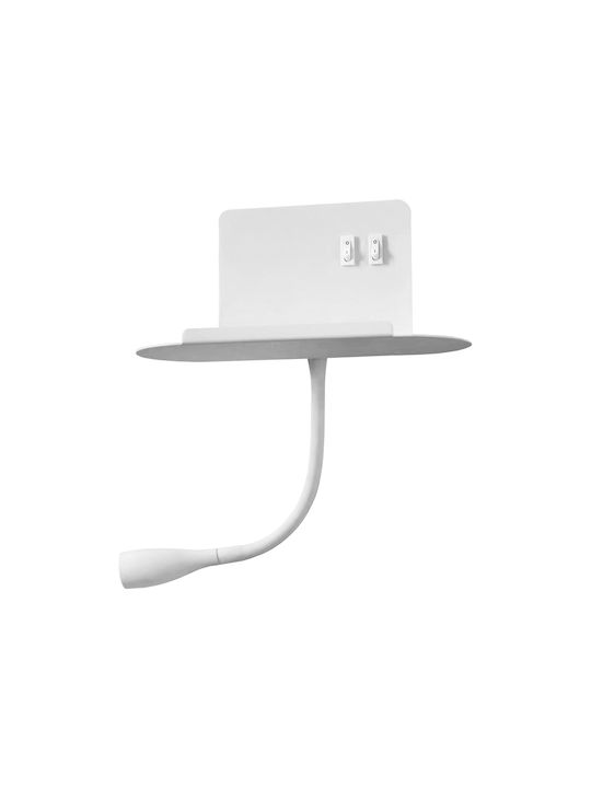 Fos me Modern Leuchte Wand mit Integrierter LED und Warmweißes Licht 23x36x8cm