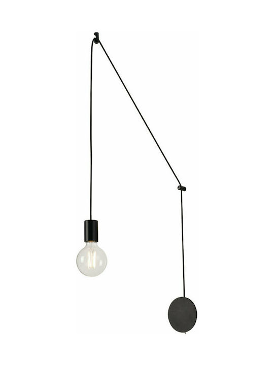 Fan Europe Habitat Pendant Light Single-Light for Socket E27 Black