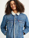 Type 3 Sherpa Trucker Denim Jacket Blue