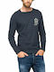 Replay Men's Long Sleeve Blouse Navy