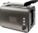 Black & Decker BXTOA900E ES9600090B Toaster 2 Slots 900W Inox