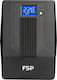 FSP/Fortron iFP UPS Line-Interactive 800VA 480W with 2 Schuko Power Plugs