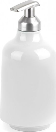 Umbra Step Tabletop Ceramic Dispenser White 384ml