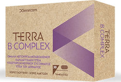 Genecom Terra B Complex Vitamina pentru Energie, Părul & Pielea 30 file