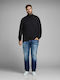 Jack & Jones Men's Long Sleeve Sweater Turtleneck Black