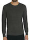 Emporio Armani Herren Langarm-Pullover Gray