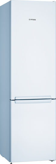 Pitsos Kühl-Gefrierkombination 368Es Total NoFrost H203xB60xT66cm. Weiß PKNB39VWEA