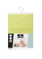 Lorelli Fitted Crib Mattress Protector Cotton Green 60x120cm