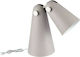 Maytoni Novara Metal Table Lamp for E14 Socket with Grey Shade and Base