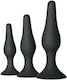 Easytoys Buttplug Set Anal Plugs Set Black