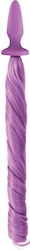 Ns Novelties Unicorn Tails Anal Plug Purple 7.9cm
