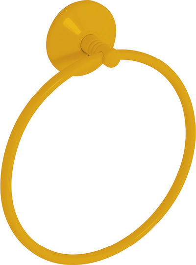 Tema Badezimmerhaken Einzel mit Schrauben Orange