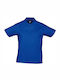 Sol's Prescott Men's Short Sleeve Promotional Blouse Blue