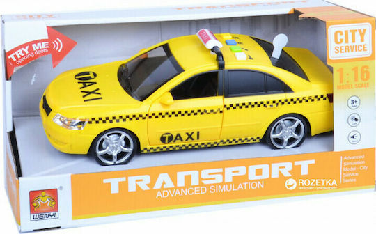 Wenyi Taxi City Service Αυτοκινητάκι 1:16 για 3+ Ετών