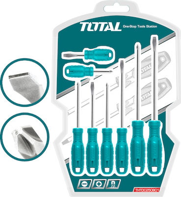 Total Set 8 Magnetice Șurubelnițe