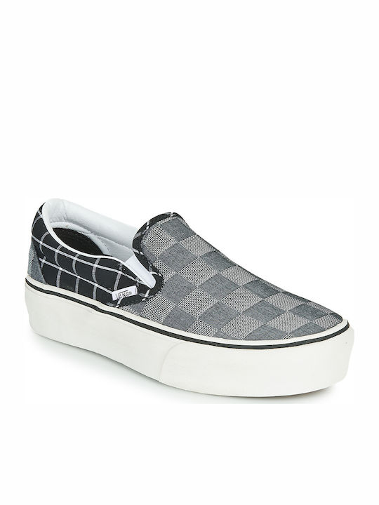Vans Classic Текстил Дамски Slip-On Сив