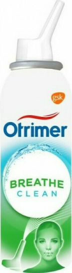 Haleon Otrimer Breathe Clean Natural Isotonic Seawater Solution, Strong Spray 100ml Nasal Spray with Sea Water 100ml