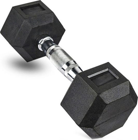 MDS 026 Rubber Hexagon Dumbbell 1 x 1kg