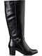 Envie Shoes Damenstiefel mit mittlerem Absatz Schwarz