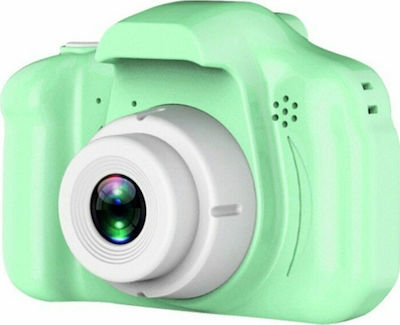 Children Mini Camera Compact Aparat Foto 3MP cu Ecran 2" Verde Verde