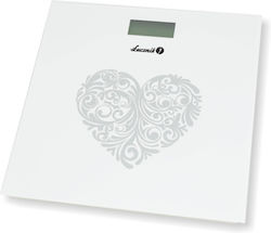 Lucznik Digital Bathroom Scale White White Heart BS-973 W1