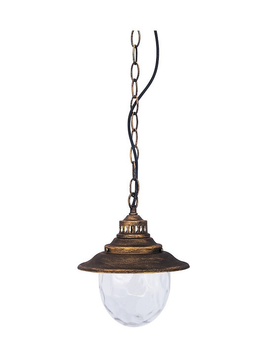 Rabalux Barcelona Pendant Light Single-Light for Socket E27 Gold