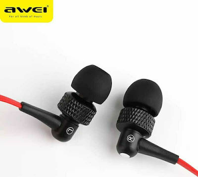 Awei ES-390i In-ear Handsfree με Βύσμα 3.5mm Κόκκινο