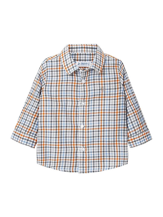 Mayoral Kids Checked Shirt Multicolour