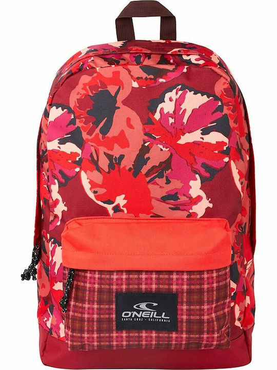 O'neill Coastline All Over Print Red School Bag Backpack Junior High-High School in Red color