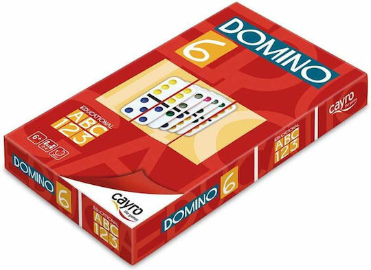 Board Game Domino Colours Double 6 for 2-4 Players 6+ Years Old (EN) Cayro