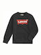 Παιδικό Φούτερ Μαύρο Batwing Crewneck