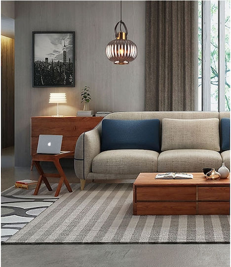 Hatzipantos Stores Pendant Light Bronze with Socket E27