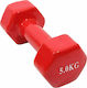 MegaFitness Vinyl Hexagon Dumbbell 1 x 5kg