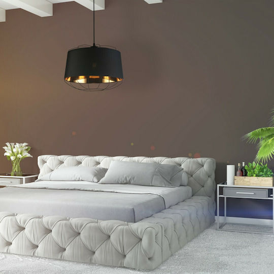Hatzipantos Stores Pendant Light Black with Socket E27 40cm