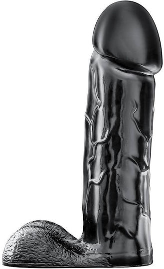 Blush Jet Brutalizer Realistic Dildo with Scrotum Black 38cm