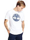 Timberland K-R Brand Tree Men's Short Sleeve T-shirt White