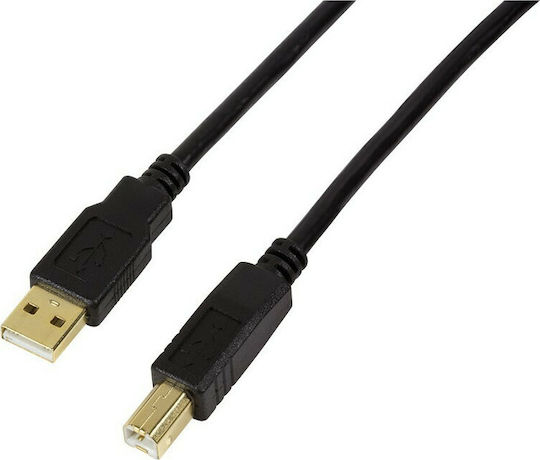LogiLink USB 2.0 Kabel USB-A-Stecker - USB-B-Stecker Schwarz 15m UA0265