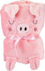 Sass & Belle Одеяло Детски пелени за пелени Pig Флийс Розов 70x105см.