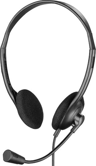 Sandberg USB Headset Bulk On Ear Multimedia Headphone with Microphone USB-A