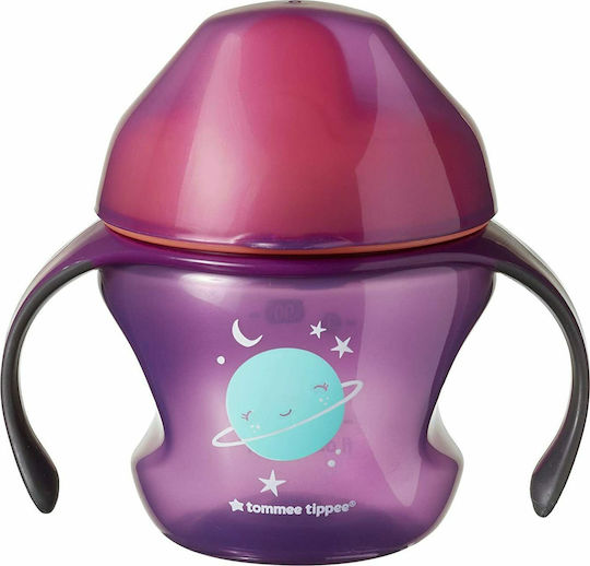 Tommee Tippee First Cup Cana de antrenament pentru bebeluși Plastic cu mânere Violet pentru 4m+m+ 150ml
