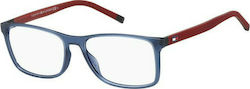 Tommy Hilfiger Men's Acetate Prescription Eyeglass Frames Blue TH1785 WIR