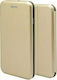 iNOS Curved M-Folio Book Δερματίνης Χρυσό (Gala...