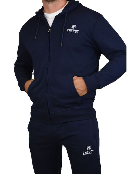 ENERGY HERREN-KAPUZENPULLOVER MR800-NAVY