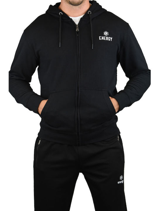 ENERGY MENS HOODIE MR800-BLK